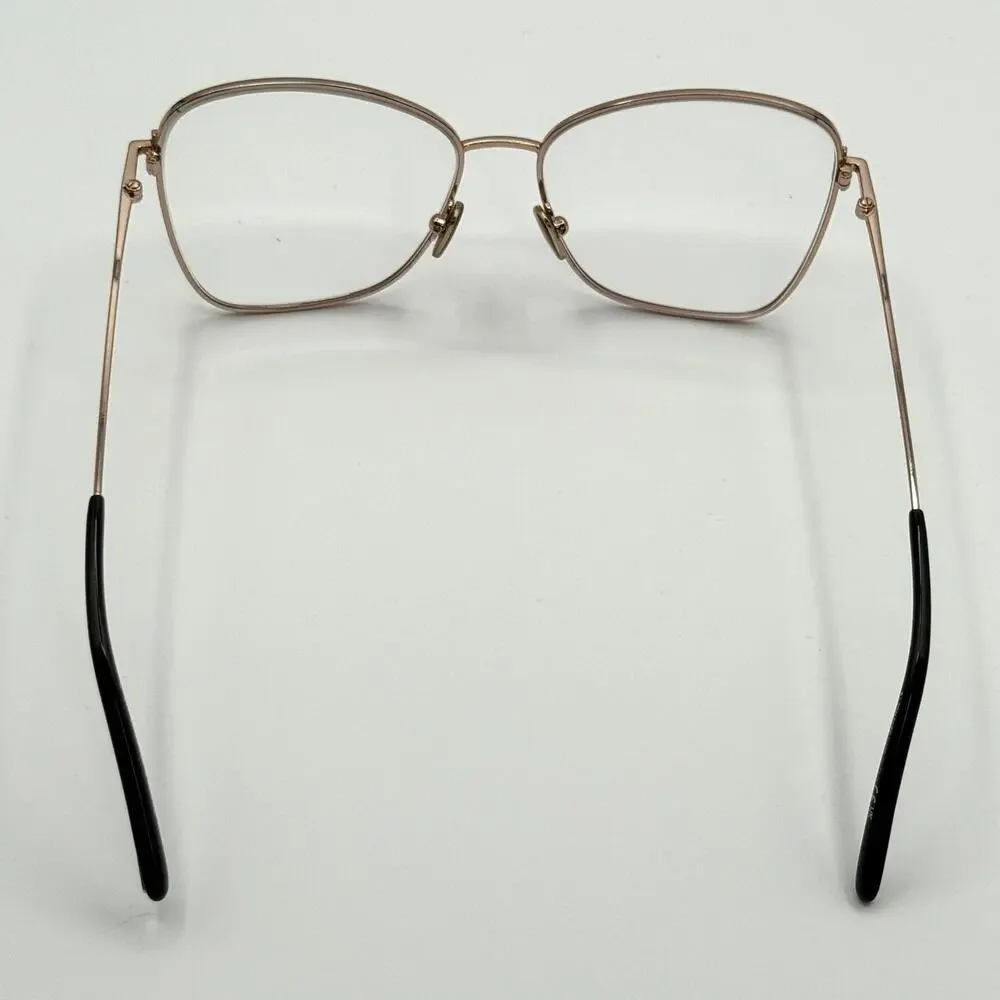 Tom Ford TF5906-B 001 Black Rose Gold Metal Cat-Eye Frames 55-15-140
